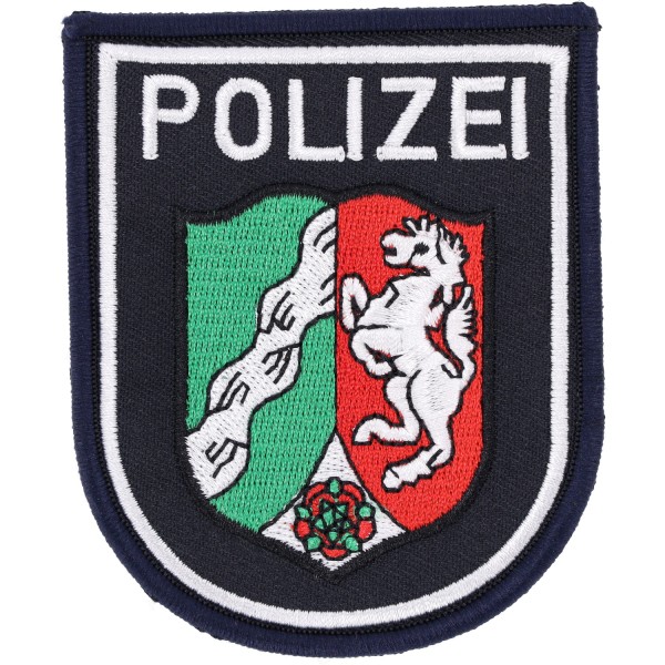 x711 Polizei Rangabzeichen Hundertschaftführer ca 9x5cm auf Klett 