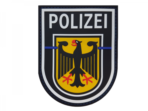 Reflektierende Aufkleber mit Gaps POLIZEI 18 x 81mm