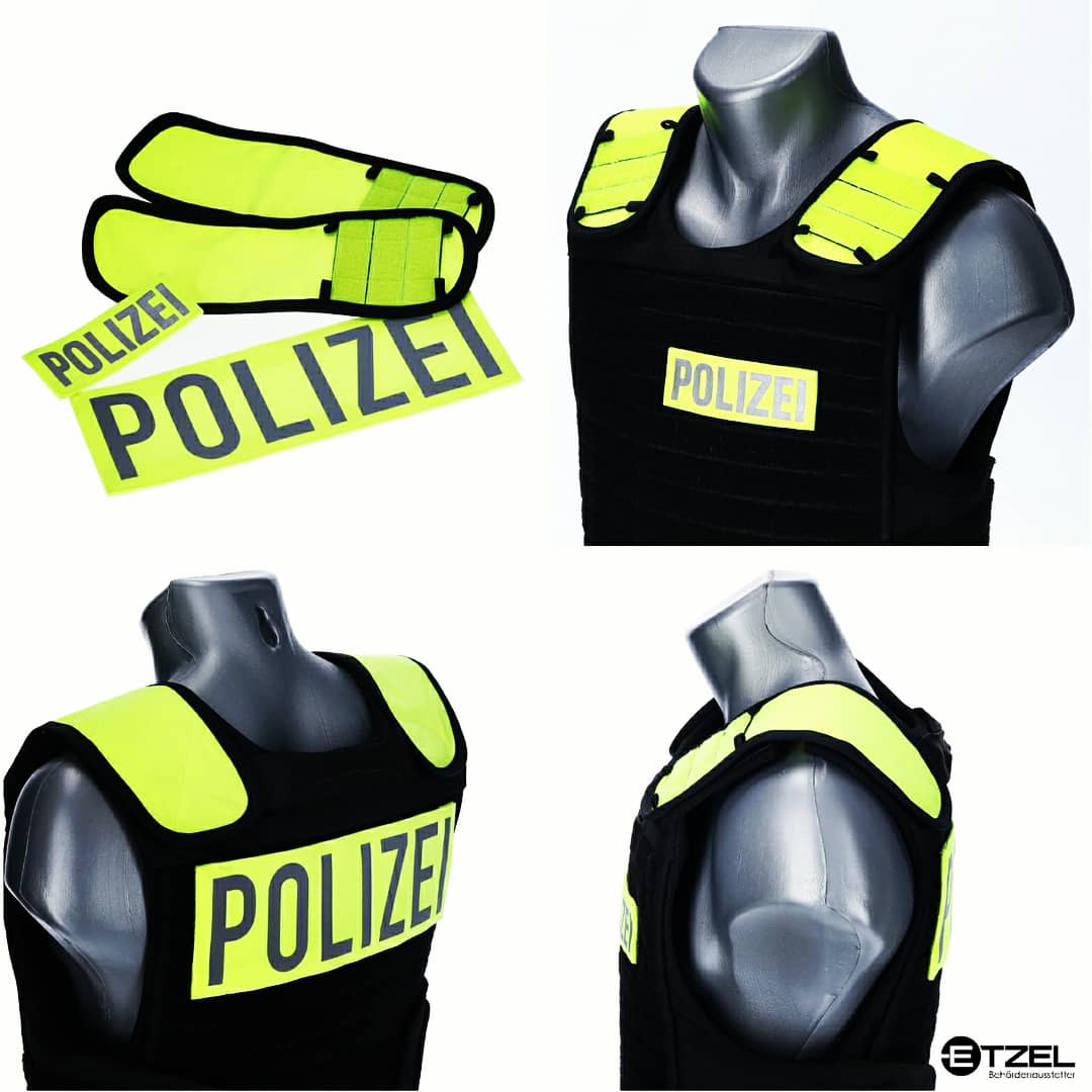 ETZEL® Taktische Einsatzweste Köln neongelb, Kennzeichnungswesten, Jacken und Westen, Bekleidung, Polizei / Ordnungsbehörden