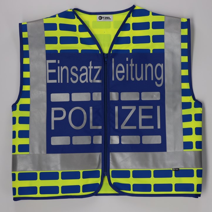 Leuchtweste / Warnweste POLICE - Metal Badge