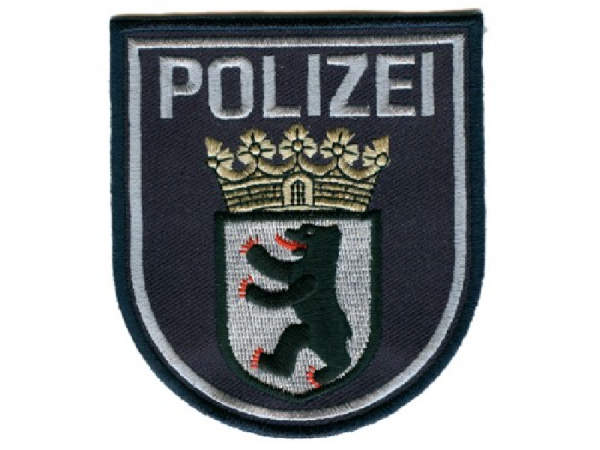 Emaillierter Brustanhänger Polizei Berlin Varianten 