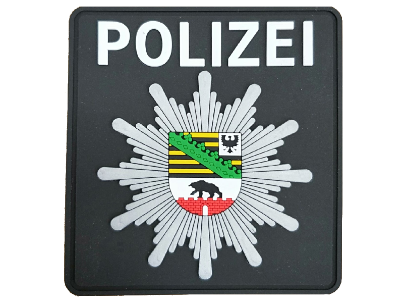 Sachsen-Anhalt Wappen Deutsch Kamm PVC Klett Emblem Abzeichen 