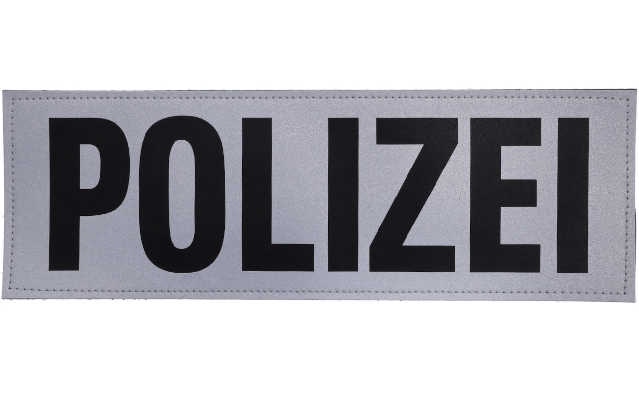 Polizei Rückenschild  POLICE  mit Reissverschluß ca 30x11cm 1 Stück sx21 