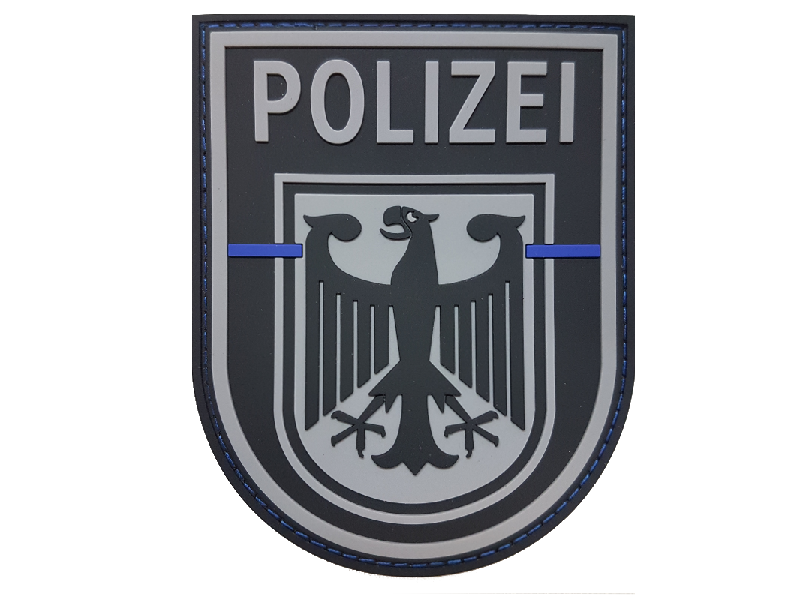 BPol Bundespolizei AACHEN Polizei Klett Abzeichen Patch Bundespolizeiinspektion 