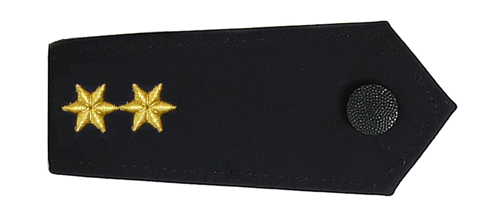 ps54 Polizei Schulterstücke blau 2 Stern gold mit Eichenlaub 1 Paar